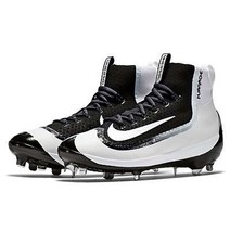 나이키 파이널 블랙화이트 미드 엘리트 야구화 Nike Air Huarache 2K Filth Elite Mid Metal Baseball Cleats BLACK