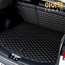 아이작 자동차 트렁크매트 차량용 차박매트 가죽 발판 바닥 SUV RV 승용 국산 전차종, 바닥+등받이형 SUV RV 전용, 블랙