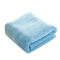 ZZJJC 420g 미용 수건 이발소 가방두건발마름차소독타올 35*75 두껍게, 35*35 스트링, 스카이블루
