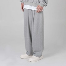 (MediaOff) M.O 원턱 와이드 스웻팬츠 트레이닝 팬츠