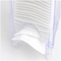 력셔리 화장솜 케이스 메이크업 소품 보관통 아크릴 화장솜포함 화장대