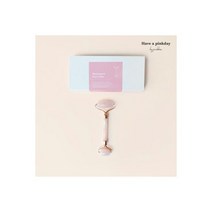 천연 로즈쿼츠 괄사 페이스롤러 하트스톤 2종택1, 로즈쿼츠 하트스톤