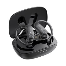 SOUNDPEATS S5 Bluetooth 헤드폰 진정한 무선 이어버드(충전 케이스 포함) IPX7 방수 TWS 스테레오 사운드 이어폰 내장형 마이크 인이어 헤드셋 스포츠 러닝용, Black