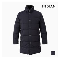 인디안 INDIAN FUR카라 바람막이 착탈 구스다운 코트__MITEHVWA101