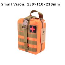 TACTIFANS 응급 처치 파우치 패치 백 몰리 후크 및 루프 수륙 양용 전술 의료 키트 EMT 비상 EDC Rip-Away Survival IFAK