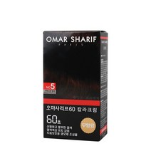 오마샤리프 60초 칼라 크림 / 염색약, 자연스런 밤색, 1개