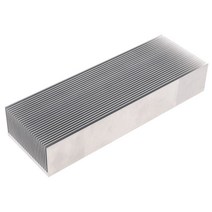 GHSHOP 컴퓨터 CPU 전력 증폭기용 히트 싱크 쿨러 냉각 핀 3, 200x69x36mm, 실버, 알루미늄