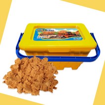 촉촉이모래 단품 3.7 kg 모래놀이 황색, 단품없음
