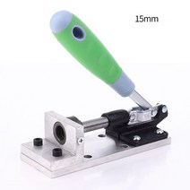 8mm/15mm 수동 엣지 밴딩 펀칭 홀 머신 밴더 가이드 목공 가죽 펀치 툴, 02 B 15MM