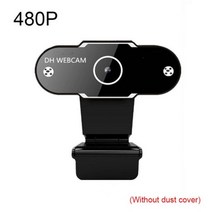 노트북웹캠 방송캠 PC 웹캠 HD 1080P 웹캠 2K 컴퓨터 PC 웹 카메라 라이브 방송 화상 통화 회의 작업 카메라 웹, 협력사, 480P