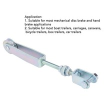 자전거 트레일러 캠핑 전기 바이크 미니 짐 수레 트레일러 핸드 브레이크 케이블 조절기 .4 인치 길이 아, 한개옵션0