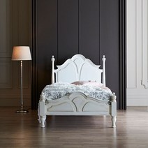 피어젠가구 벨라 슈퍼싱글 침대 빈티지 화이트