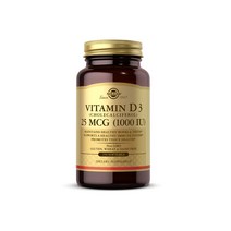 Solgar 솔가 비타민 D3 콜레칼시페롤 25 mcg (1000IU) 250정, 250개입, 1병
