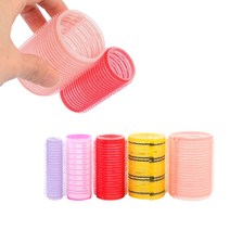 붙이는 앞머리롤 헤어 구르프 뽕 뿌리볼륨 얇은 굵은 그루프 6개, 사이즈, Q44mm
