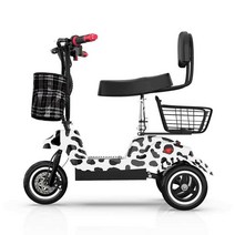 미니전기차 출퇴근스쿠터 일상 세발오토바이 바이크, 36V 튜브리스 타이어 단일 시트