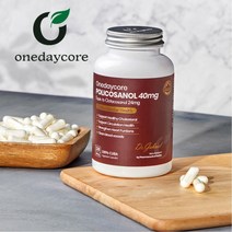 쿠바사탕수수 폴리코사놀 40mg 120캡슐 원데이코어, 1개, 기본