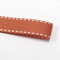 카네이션리본 선물포장리본 꽃포장리본 골지 스티치 리본 (폭 5mm 길이90m)(폭 10mm/15mm 길이 45m), 34(오렌지), 10mm