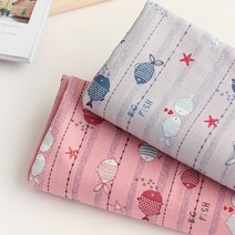 면20수평직 - 키싱 구라미 2color / 면100% 침구류 홈패션 인테리어 소품, 핑크