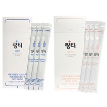 링티 링거워터 마시는수액 먹는수액 링티효능 11.6g x 10포 1박스 레몬맛