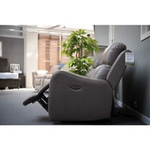 [벨라지오퍼니쳐] Leather Italia USA 수입 명품가죽소파 레더이탈리아 리클라이닝 체어 1인소파 E71317-12 스톤, 3인 소파
