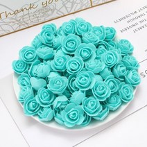 100pcs 장미의 웨딩 테디 베어 diy 선물 발렌타인 데이 선물 인공 꽃 새해 크리스마스 장식 홈 조화, 15-100 조각