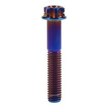 Weiqijie-티타늄 볼트 M6/M8X10 15 20 25 30 35 40 45 50 55mm Torx 헤드 플랜지 나사 오토바이 액세서리, M6, 15mm, 블루