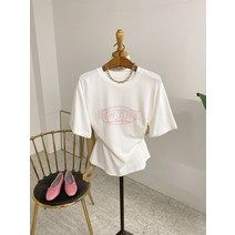 허니제이 / 오비엘 모달 스판 레터링 반팔 티셔츠(3color)