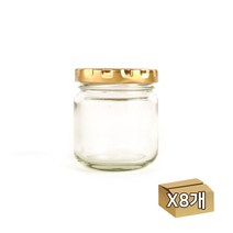 일자 유리병 원형 100ml_8조, 1개