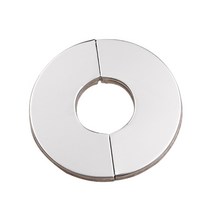 스테인레스 스틸 둥근 에스 chutcheon 플레이트 벽 분할 플랜지 욕실 액세서리, 65x24mm