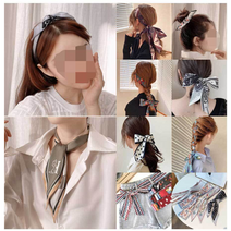 롱슬림스카프 패션스카프 헤어리본끈