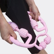 뭉친 근육 붓기 해소용 전신 마사지 롤러 허벅지 근육풀기 여친선물 종아리 안마기 하체 근육이완 다리풀기, 퍼플