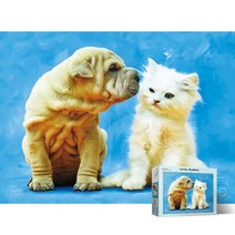 150피스퍼즐 강아지 고양이 커플 퍼즐라이프 PL150-43, 쿠팡 본상품선택, 쿠팡 1, 쿠팡 본상품선택