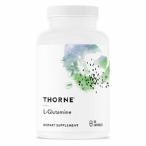Thorne Research L-글루타민 아미노산 보충제 90 캡슐, 단일상품개, 90캡슐
