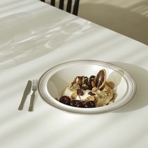 오발볼 타원형접시 스파게티접시 오벌플레이트 파스타볼 디저트 브런치그릇, 윈터 그레이