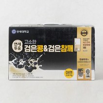 [메가마트]연세우유 고소한 검은콩 검은참깨 두유 190M*24, 1개