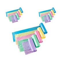 민스리빙 연속 봉투 다용도 봉지롤 5종 세트 (랜덤컬러 100매), 5세트