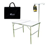 조아캠프 캠핑테이블 90 + 전용가방, 랜턴걸이형 5개