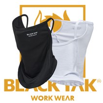 블랙야크 페이스스카프 자외선차단 골프 테니스 레저 여름 용품, 블랙