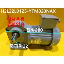 NISSEI GTR H2L22L0125-YTM020NAX 모터 미사용품