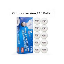 연습용 탁구공 테니스 동호회 폴리볼 스타 1 10 공 박스 신소재 플라스틱 폴리 핑퐁볼, N05 .10balls Outdoor