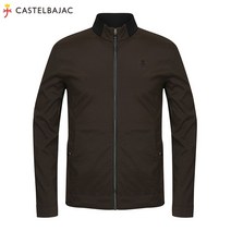 [까스텔바작] (남성) 스트레치 솔리드 캐주얼 집업 점퍼_BG0MJP204_DK