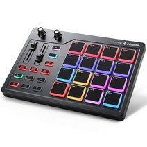 Donner MIDI 컨트롤러 16 패드 USB Type-c 음악 제작 백라이트 첨부 일본어 취급 설