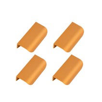 가구손잡이 히든 서랍 붙박이장 싱크대 플랩 손잡이 전면고정, 02. 플랩손잡이 골드- 중 (4개입)