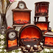 벽난로모형 인테리어 실내 장식 거실, F