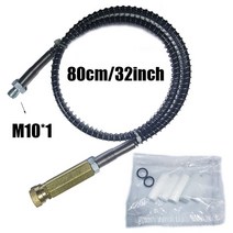 자동차 오일 기름 연료 펌프 핸드 펌프 필터 물 오일 분리기 M10 x 1 고압 공기 여과 액세서리, 01 80cm Small Filter