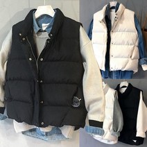 [올유원트] 남녀공용 DS쪼끼패딩 커플 조끼패딩 점퍼 베스트