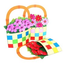 기타 바보사랑[미술샘]종이공예 꽃바구니, 동백