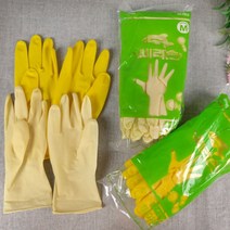 쎄라손 미니 고무 장갑 M 10개 AA 미색 천연 라텍스, 쎄라손미니고무장갑(M)10개 /미색 (5100