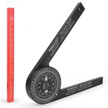 디지털각도기 각도계 경사계 전자 분도기 측정기 목공 마이터 톱 분할 각도 측정 장치 마이터 톱 각도기 디지털 각도기 눈금자 각도기, 하얀