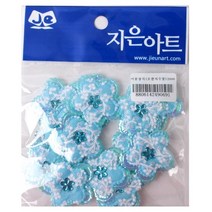 ITC545945이중장식(오팔자수꽃)-하늘